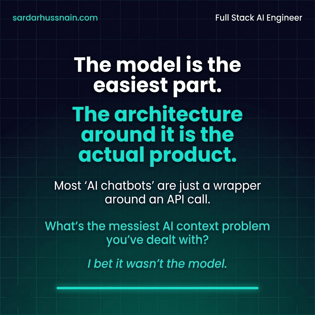 Why your AI chatbot doesn't remember anything. · slide 7 of 7