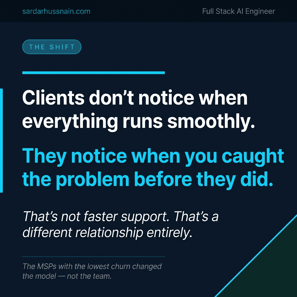 Your best client isn't the loudest one in your inbox. · slide 5 of 8