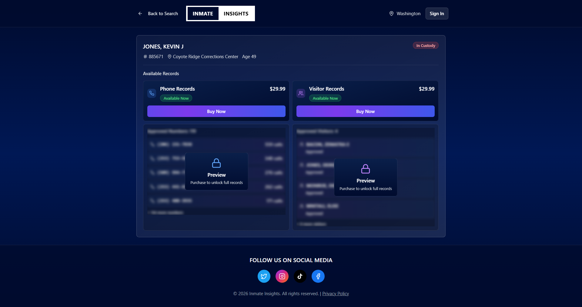 Inmate Insights - AI project case study screenshot by Sardar Hussnain